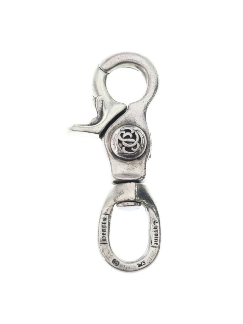 Chrome Hearts Clip Swivel Silver Necklace
